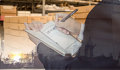 貨物到港,海關方形