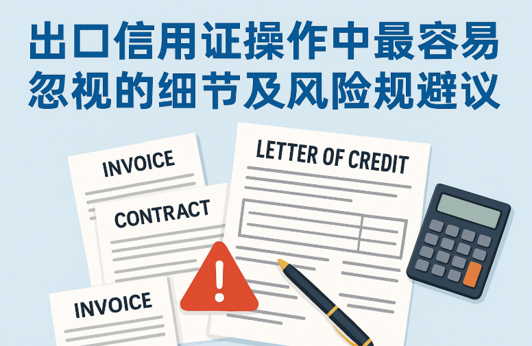 出口信用證操作中最容易忽視的細節.png 出口信用證操作中最容易忽視的細節.png